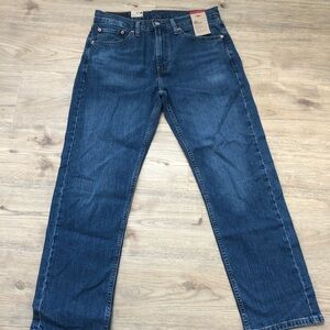 Levi's 505 Men's Straight Denim Jeans in Medium Blue 32 x 30